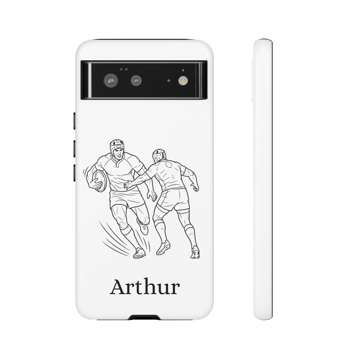 Personalised Phone Case, Rugby sidestep, Tough Case,  Custom Name