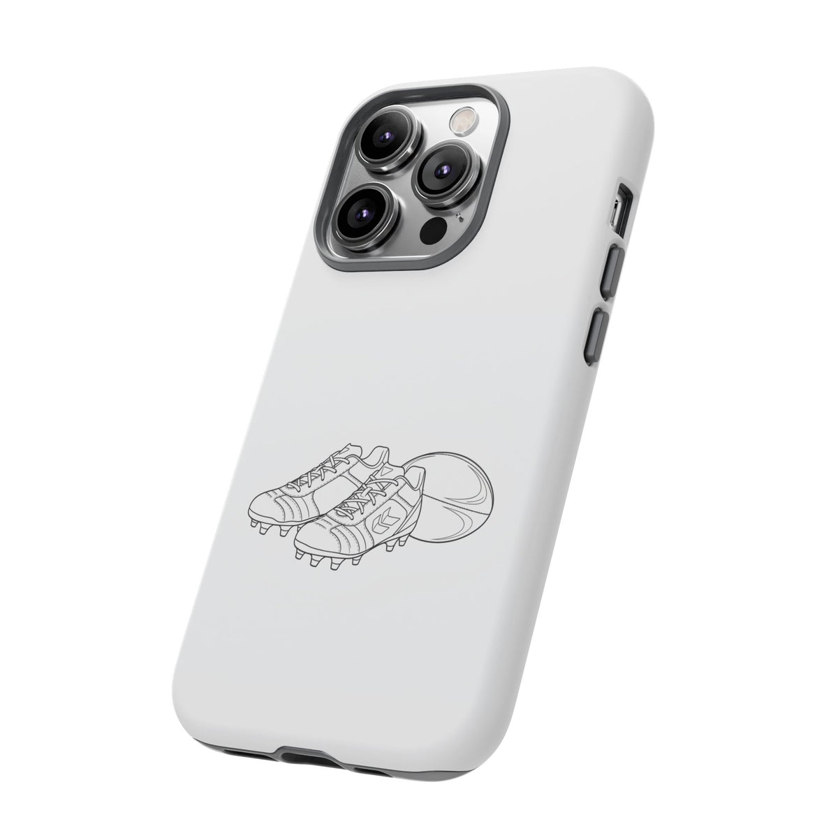 Phone Case, Rugby Ball & Boots Sketch, Tough Case