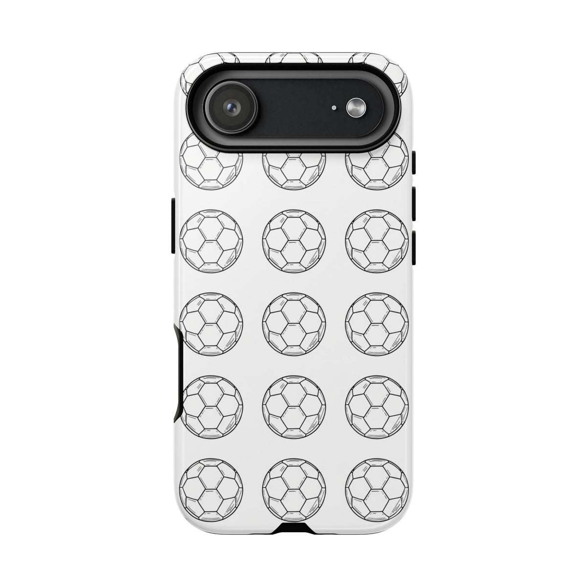 Phone Case, Football Minimalist Football Repeat Design, Tough Case