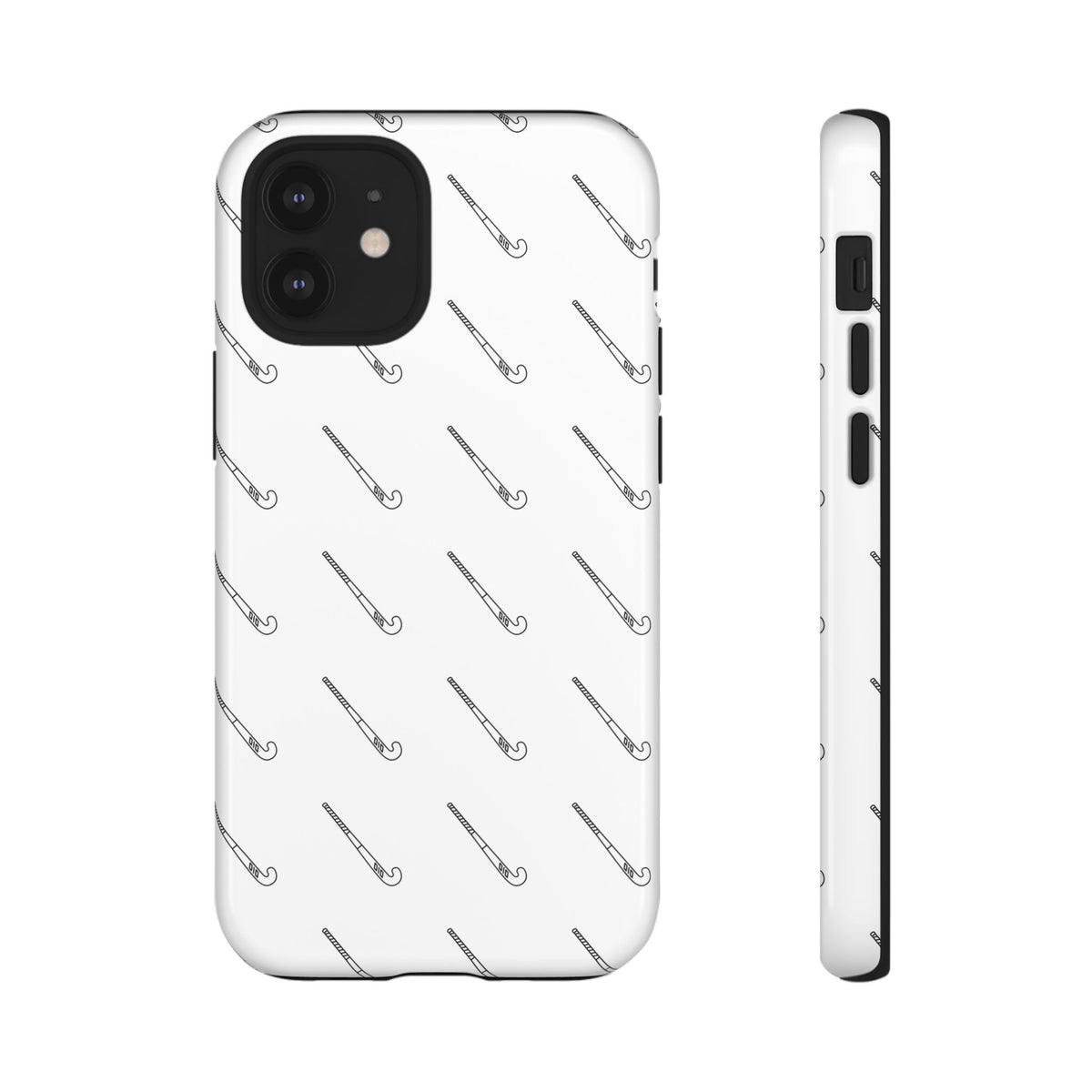 Phone Case, Hockey Stick Pattern, Tough Cases