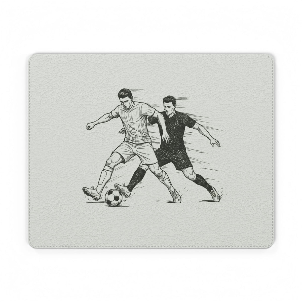 Mouse Mat, Football Skills design, Faux Leather