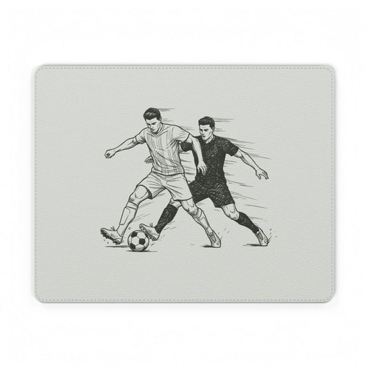 Mouse Mat, Football Skills design, Faux Leather