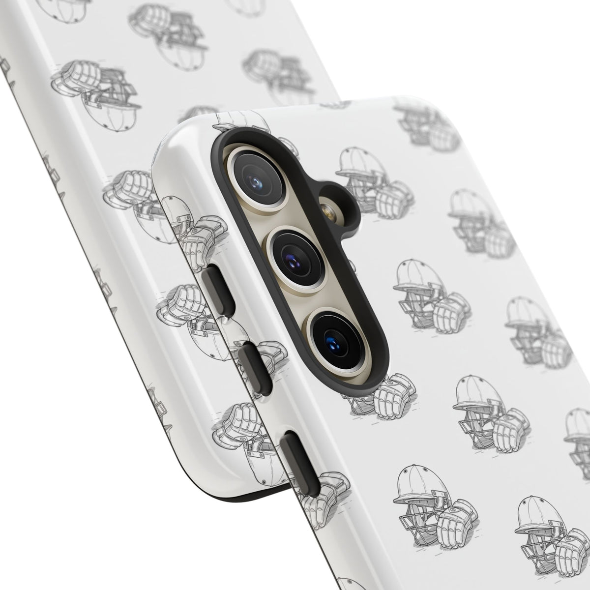 Phone Case Cricket Gear Repeat Pattern,Tough Case