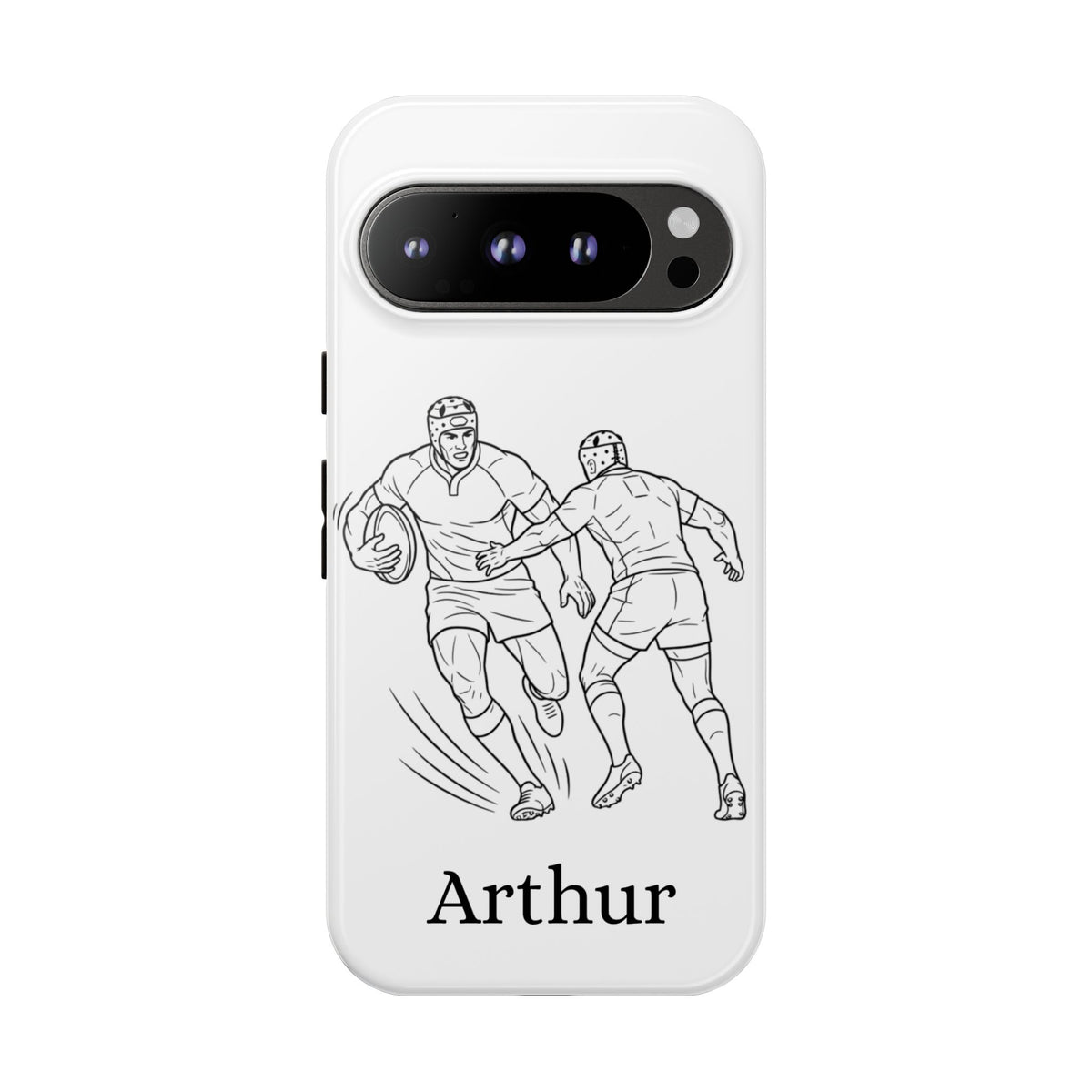 Personalised Phone Case, Rugby sidestep, Tough Case,  Custom Name