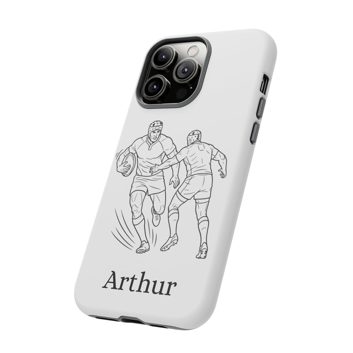 Personalised Phone Case, Rugby sidestep, Tough Case,  Custom Name