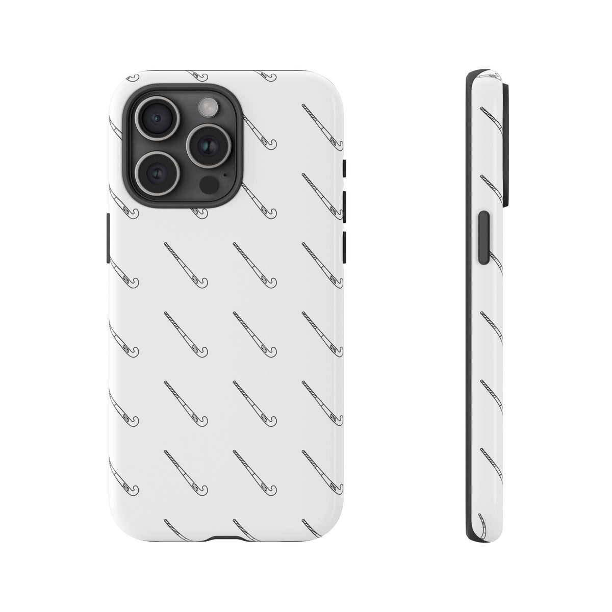 Phone Case, Hockey Stick Pattern, Tough Cases
