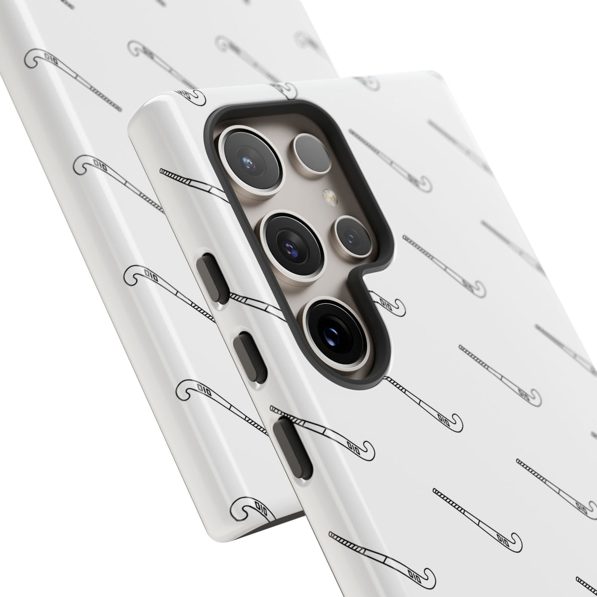Phone Case, Hockey Stick Pattern, Tough Cases