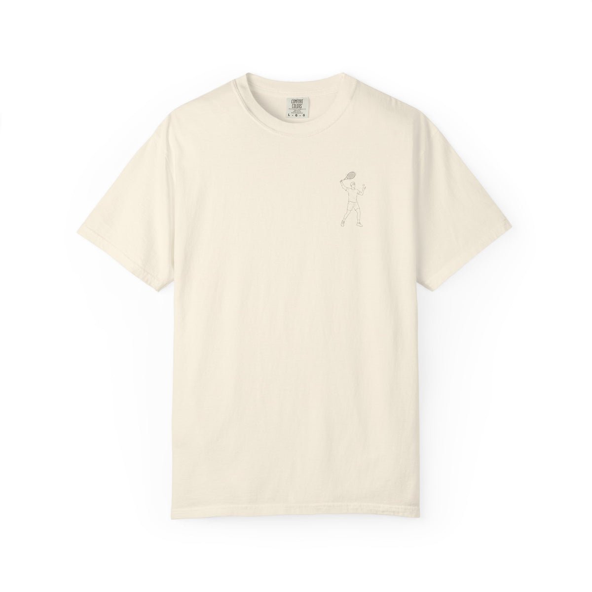 Copy of T shirt, Cricket Batsman Minimalist sketch design