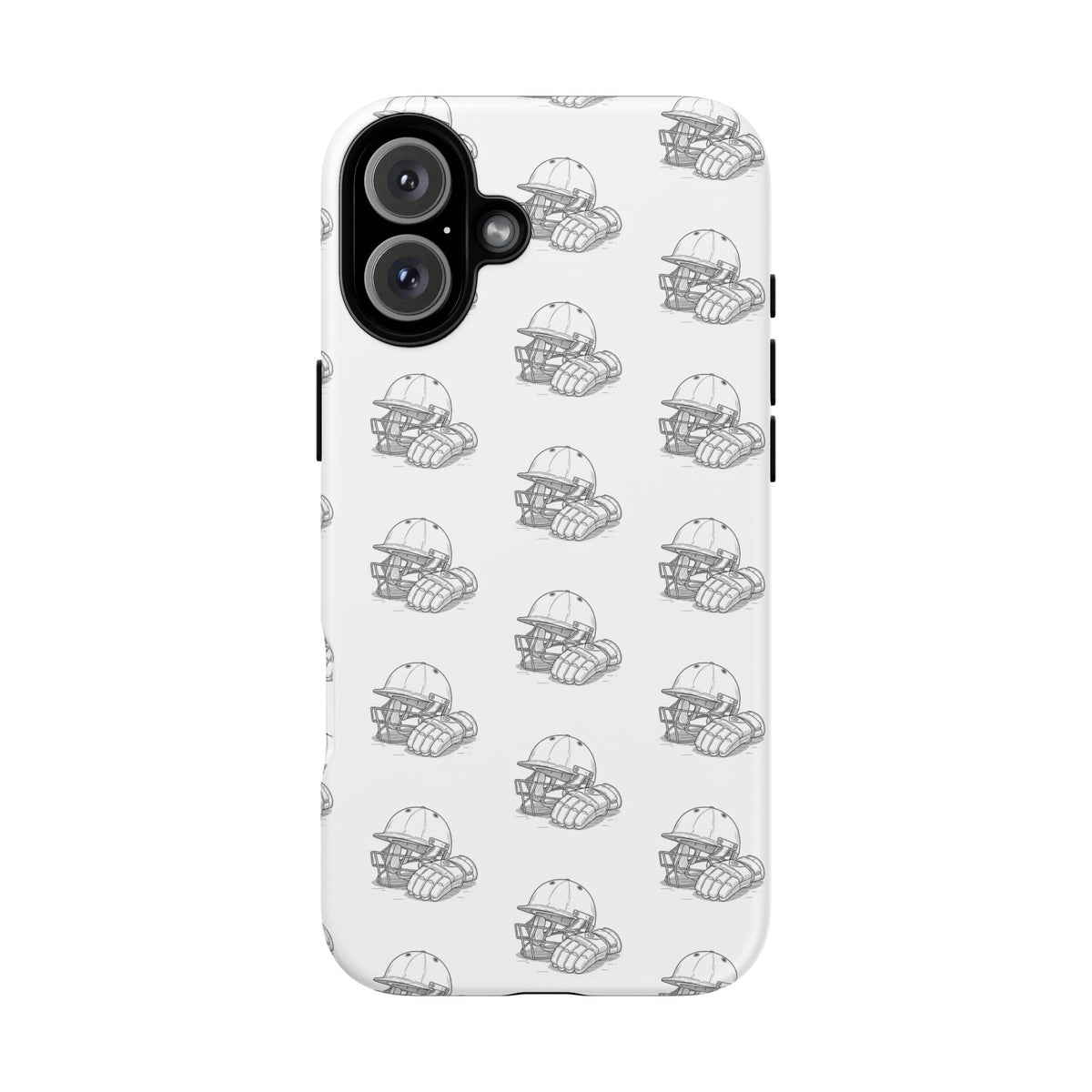 Phone Case Cricket Gear Repeat Pattern,Tough Case