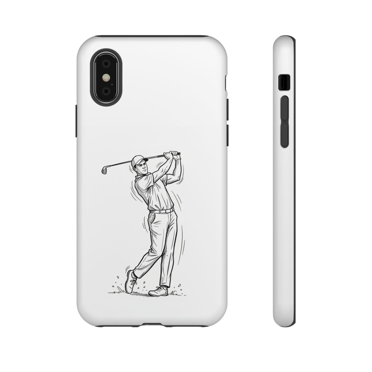 Phone Case, Golf Long Drive Design, Tough Case