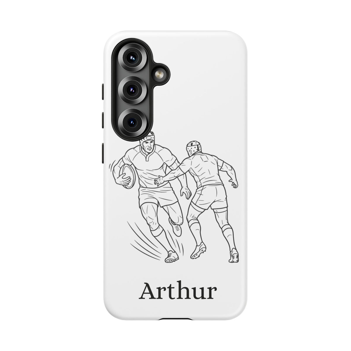 Personalised Phone Case, Rugby sidestep, Tough Case,  Custom Name