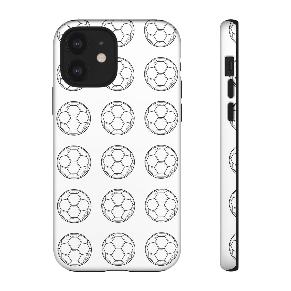 Phone Case, Football Minimalist Football Repeat Design, Tough Case