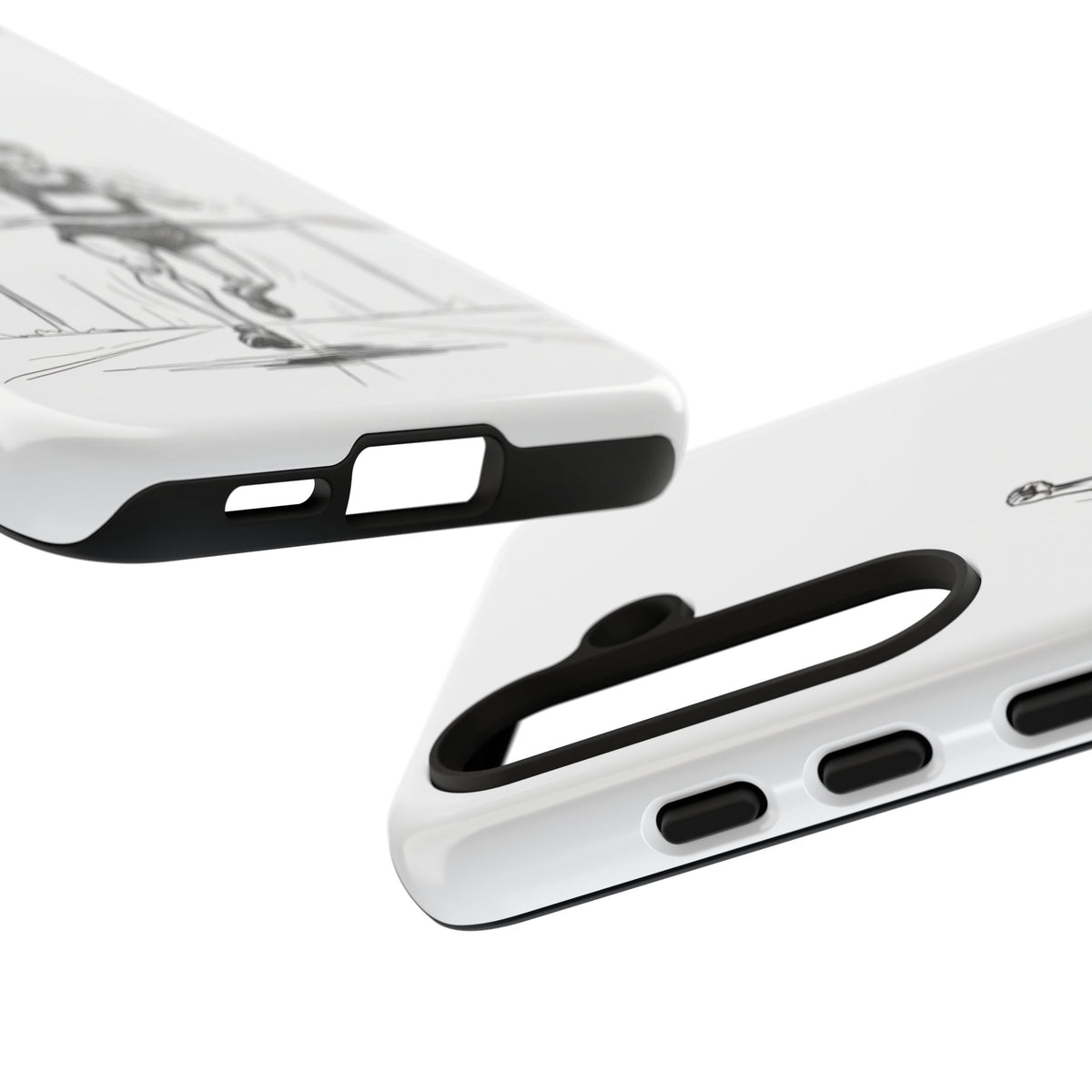 Phone Case, Running, finish line design, Tough Case