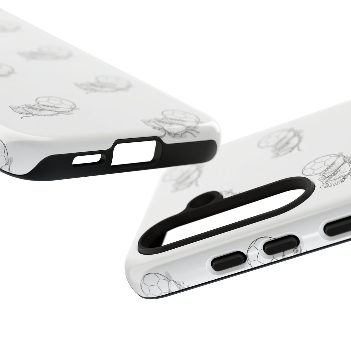 Phone Case, Football Boots & Ball Pattern, Tough Cases — Sports Phone Case