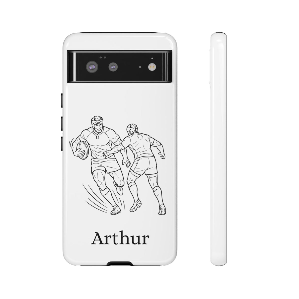 Personalised Phone Case, Rugby sidestep, Tough Case,  Custom Name