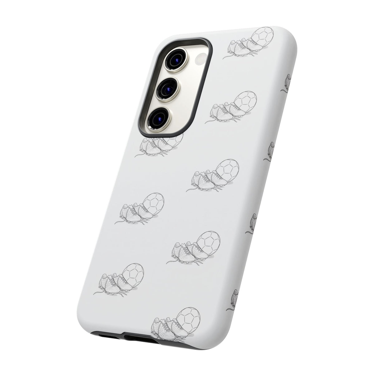 Phone Case, Football Boots & Ball Pattern, Tough Cases — Sports Phone Case