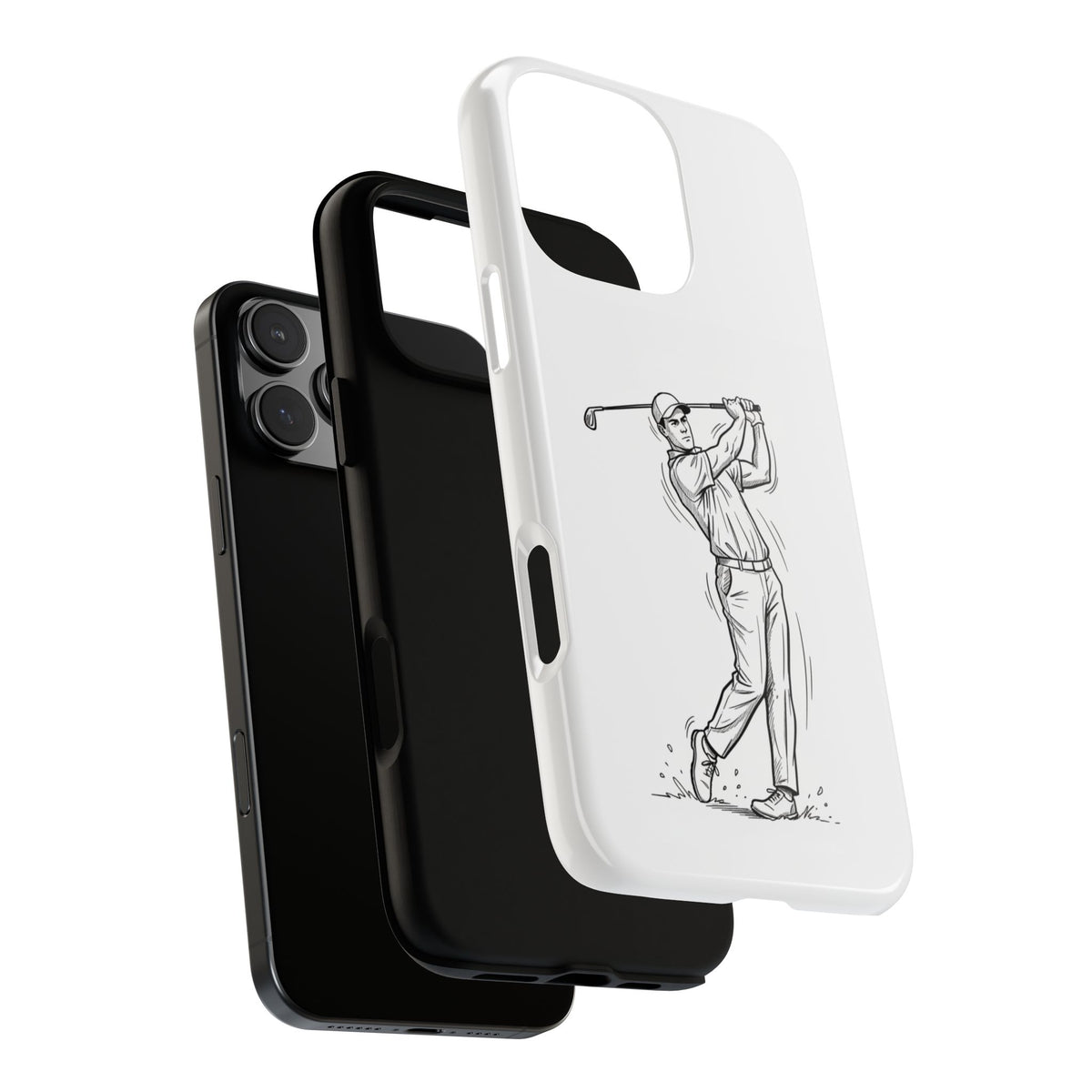 Phone Case, Golf Long Drive Design, Tough Case