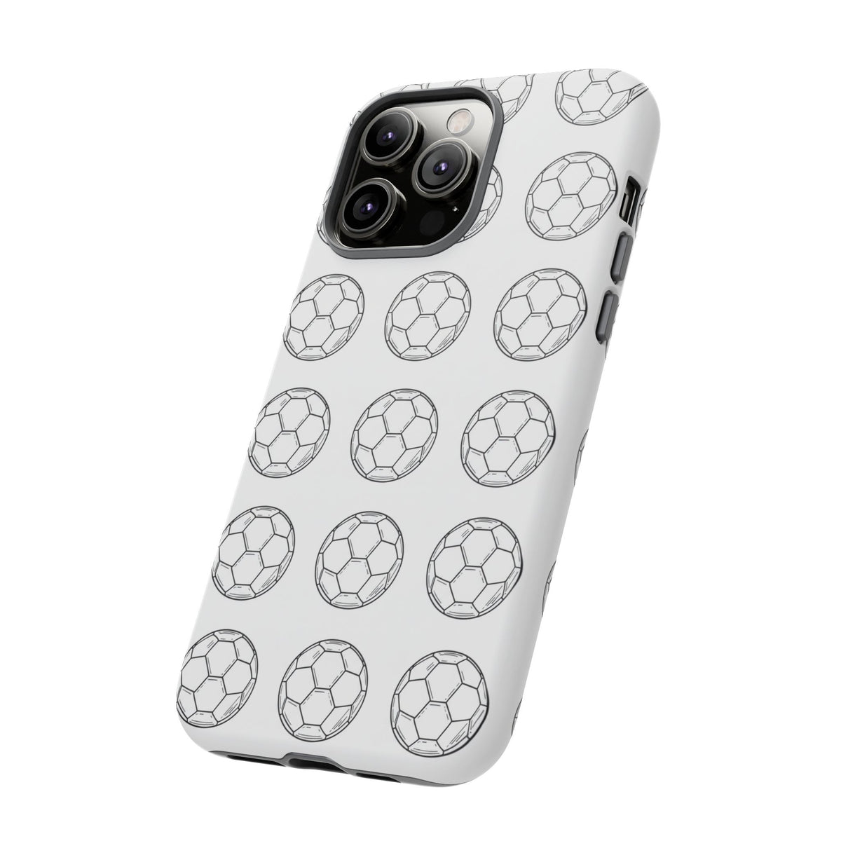 Phone Case, Football Minimalist Football Repeat Design, Tough Case