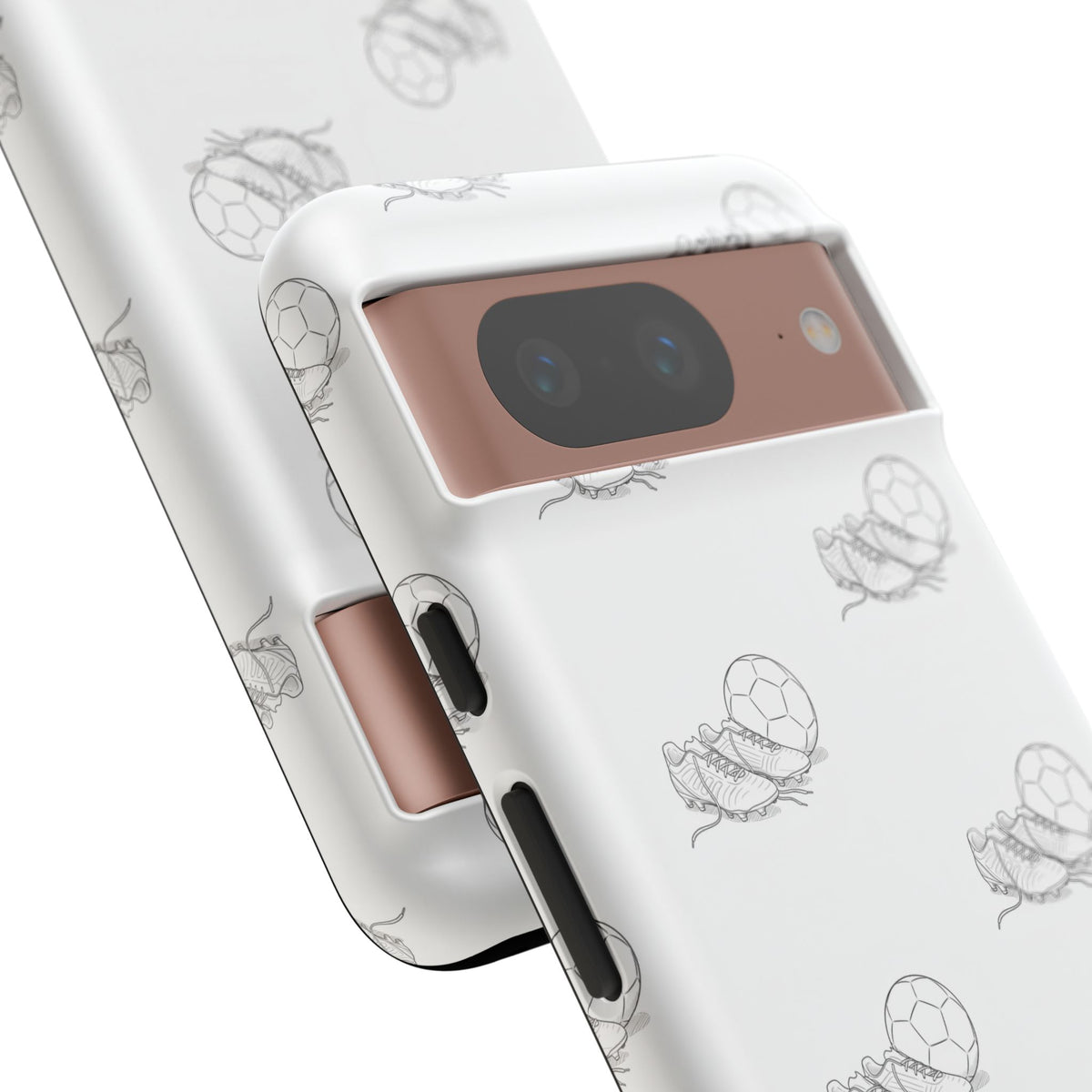 Phone Case, Football Boots & Ball Pattern, Tough Cases — Sports Phone Case