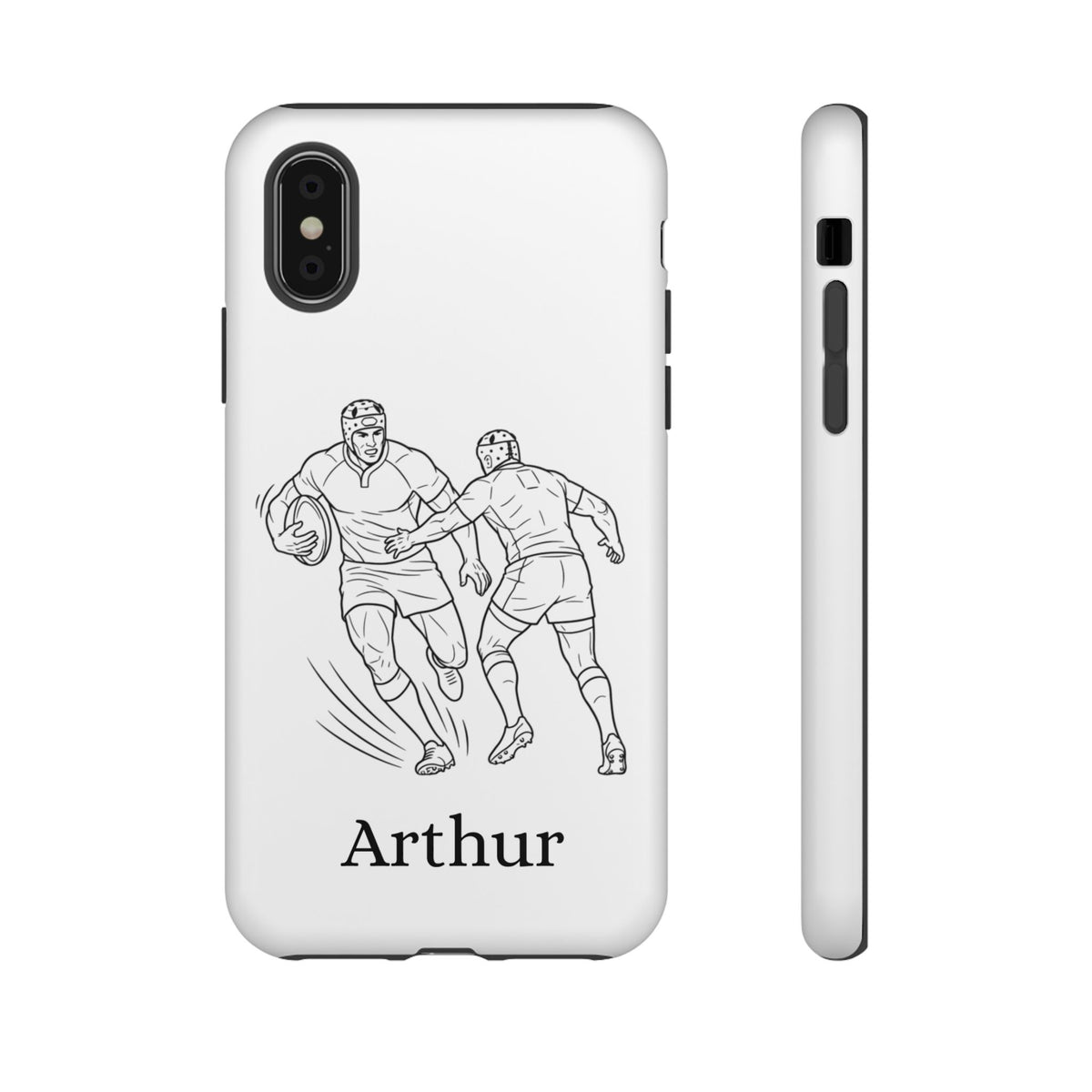 Personalised Phone Case, Rugby sidestep, Tough Case,  Custom Name