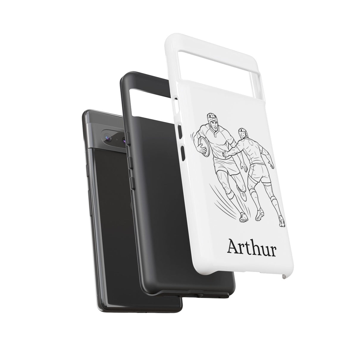 Personalised Phone Case, Rugby sidestep, Tough Case,  Custom Name