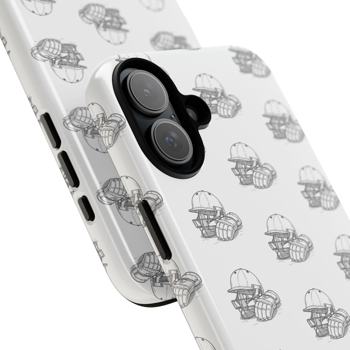 Phone Case Cricket Gear Repeat Pattern,Tough Case