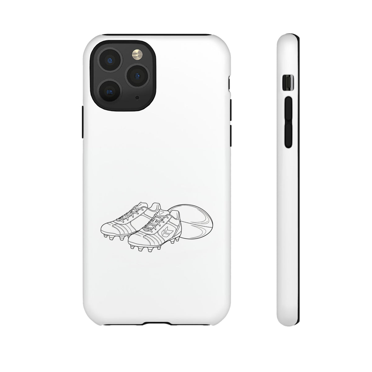 Phone Case, Rugby Ball & Boots Sketch, Tough Case