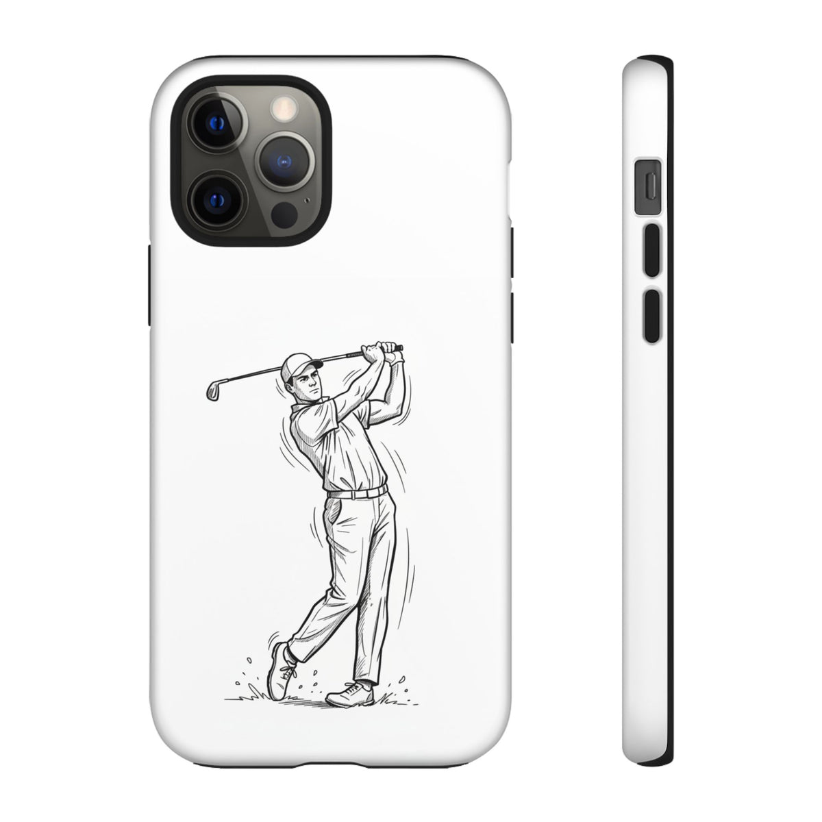 Phone Case, Golf Long Drive Design, Tough Case