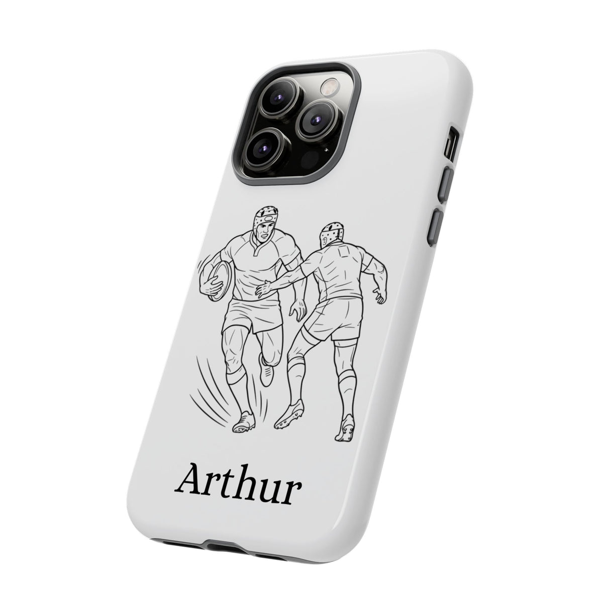 Personalised Phone Case, Rugby sidestep, Tough Case,  Custom Name