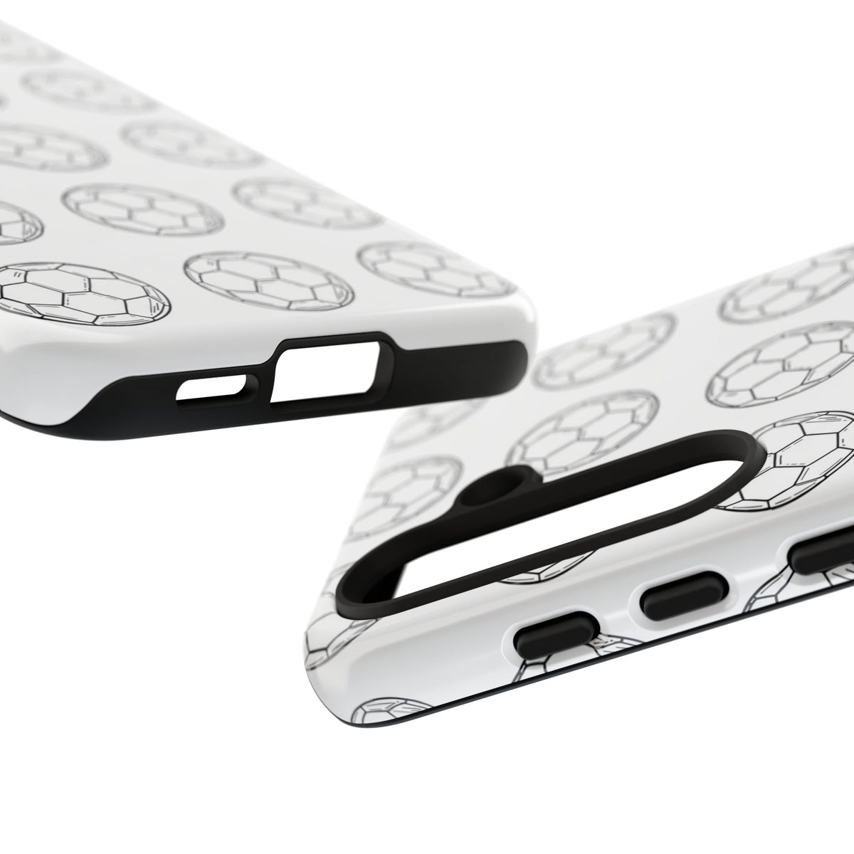 Phone Case, Football Minimalist Football Repeat Design, Tough Case
