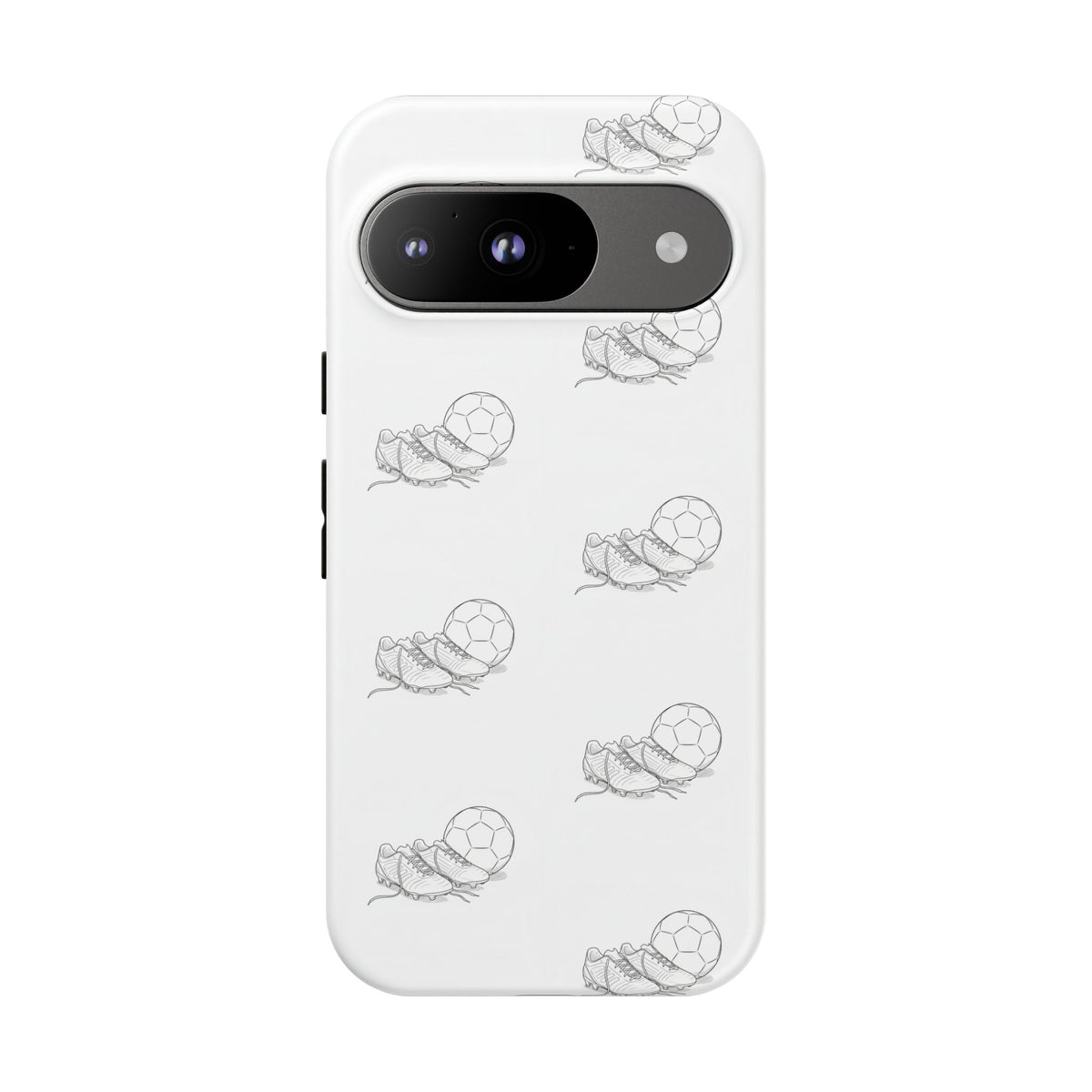 Phone Case, Football Boots & Ball Pattern, Tough Cases — Sports Phone Case