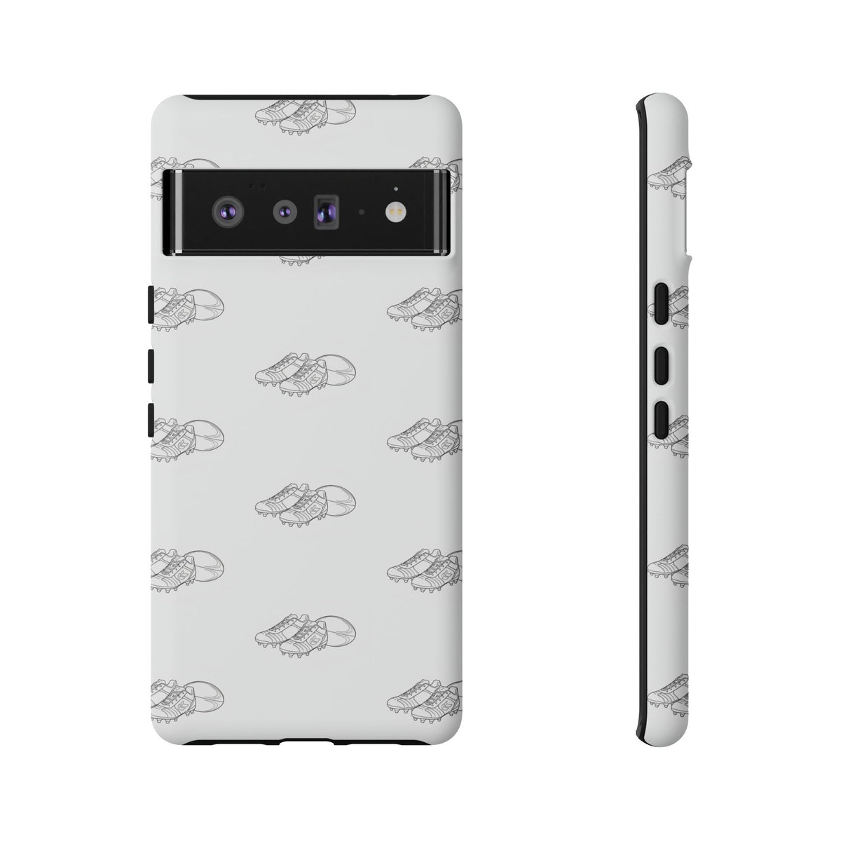 Phone Case Rugby Boots & Ball Repeat Pattern Tough Cases