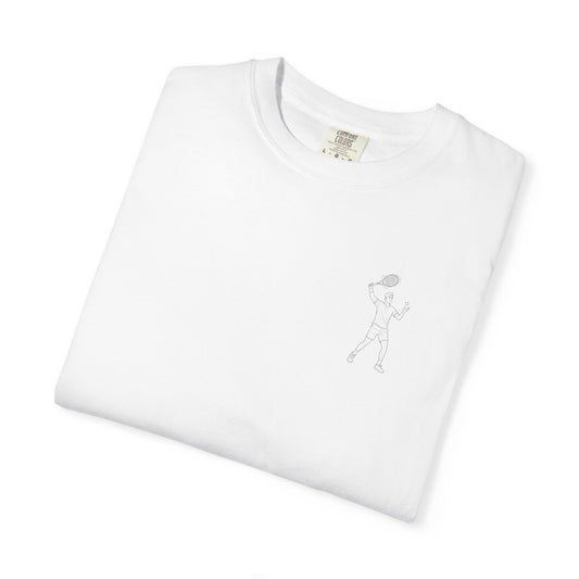 Copy of T shirt, Cricket Batsman Minimalist sketch design