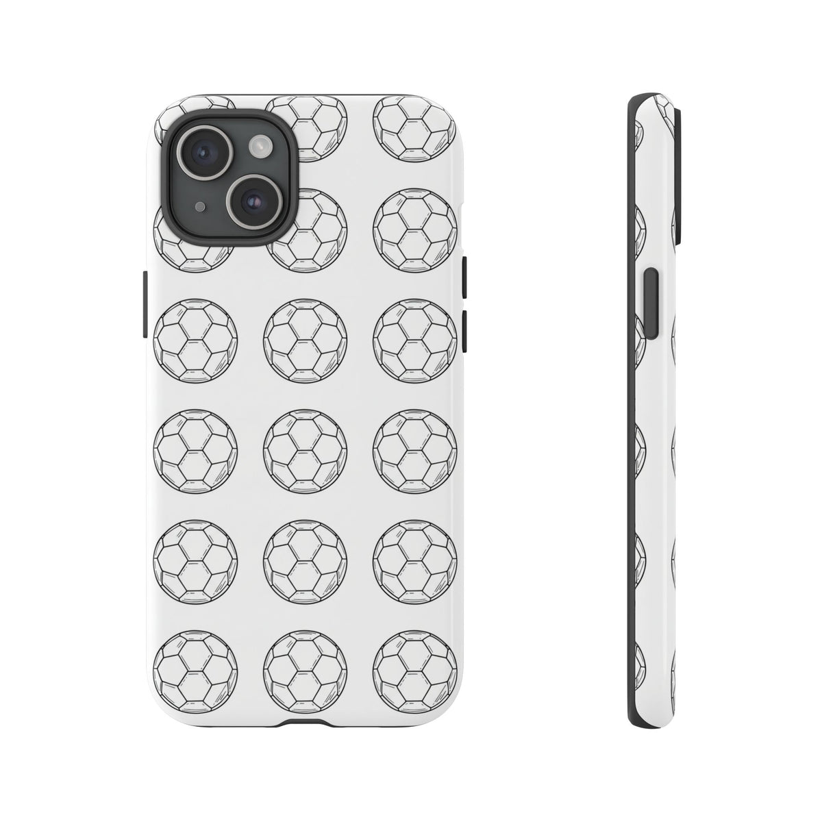 Phone Case, Football Minimalist Football Repeat Design, Tough Case