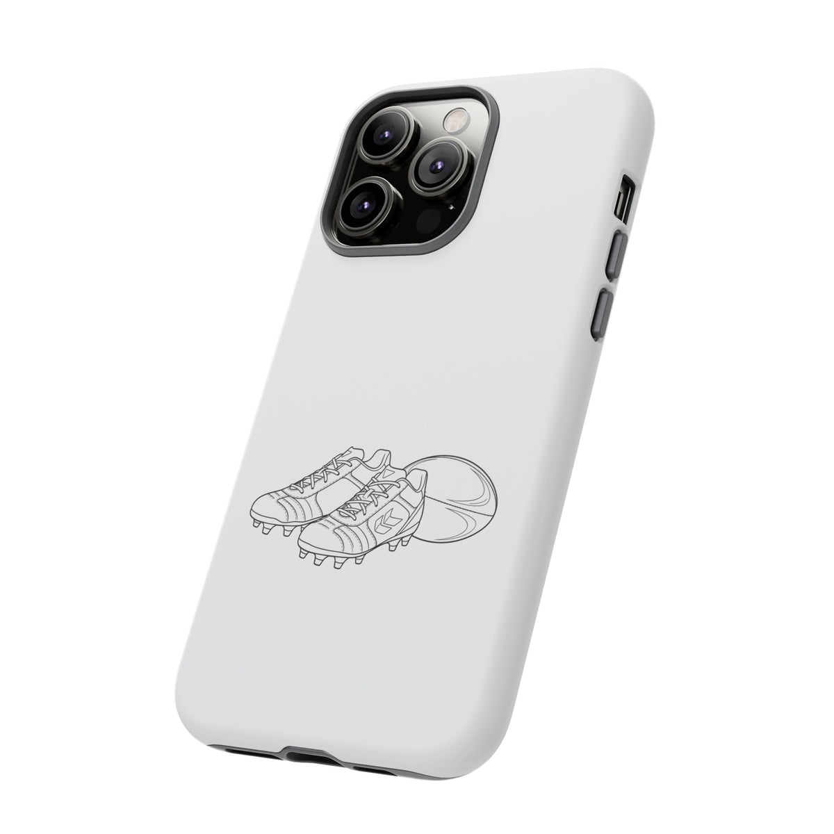 Phone Case, Rugby Ball & Boots Sketch, Tough Case