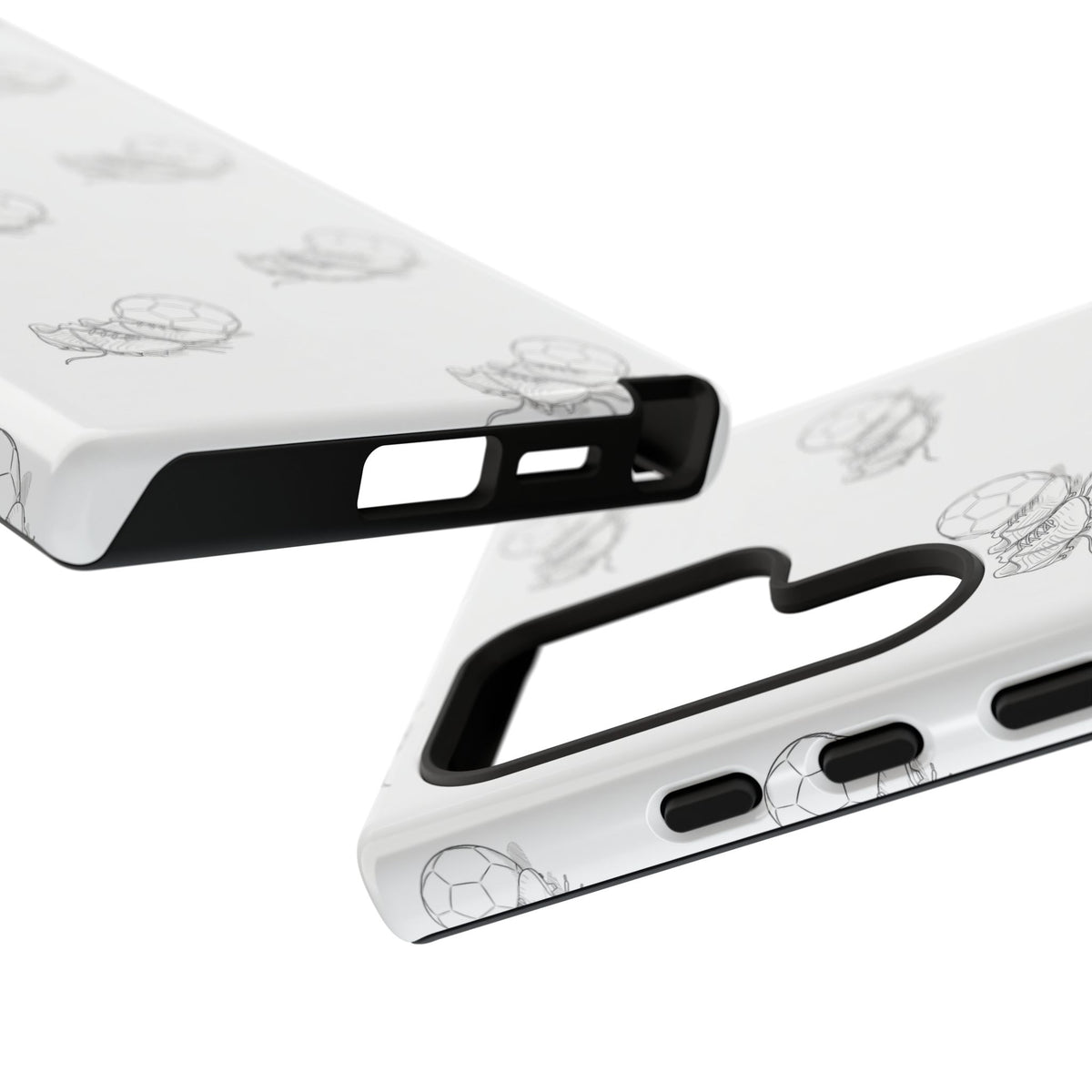 Phone Case, Football Boots & Ball Pattern, Tough Cases — Sports Phone Case