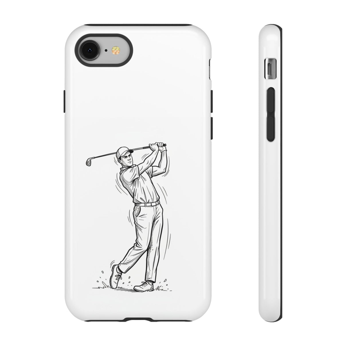 Phone Case, Golf Long Drive Design, Tough Case