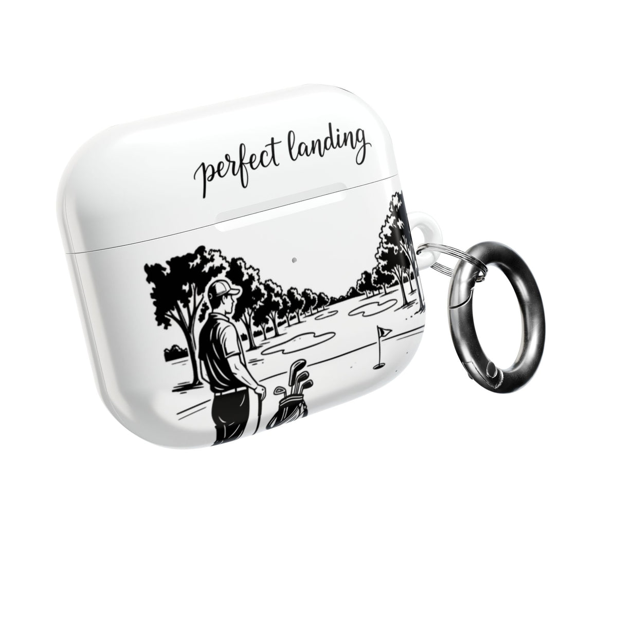 AirPods Case, Golf, perfect landing - the long shot design
