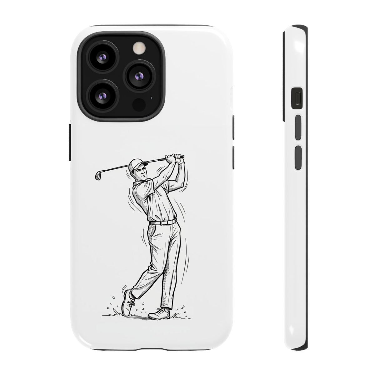 Phone Case, Golf Long Drive Design, Tough Case