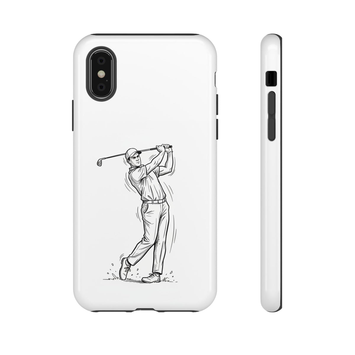 Phone Case, Golf Long Drive Design, Tough Case