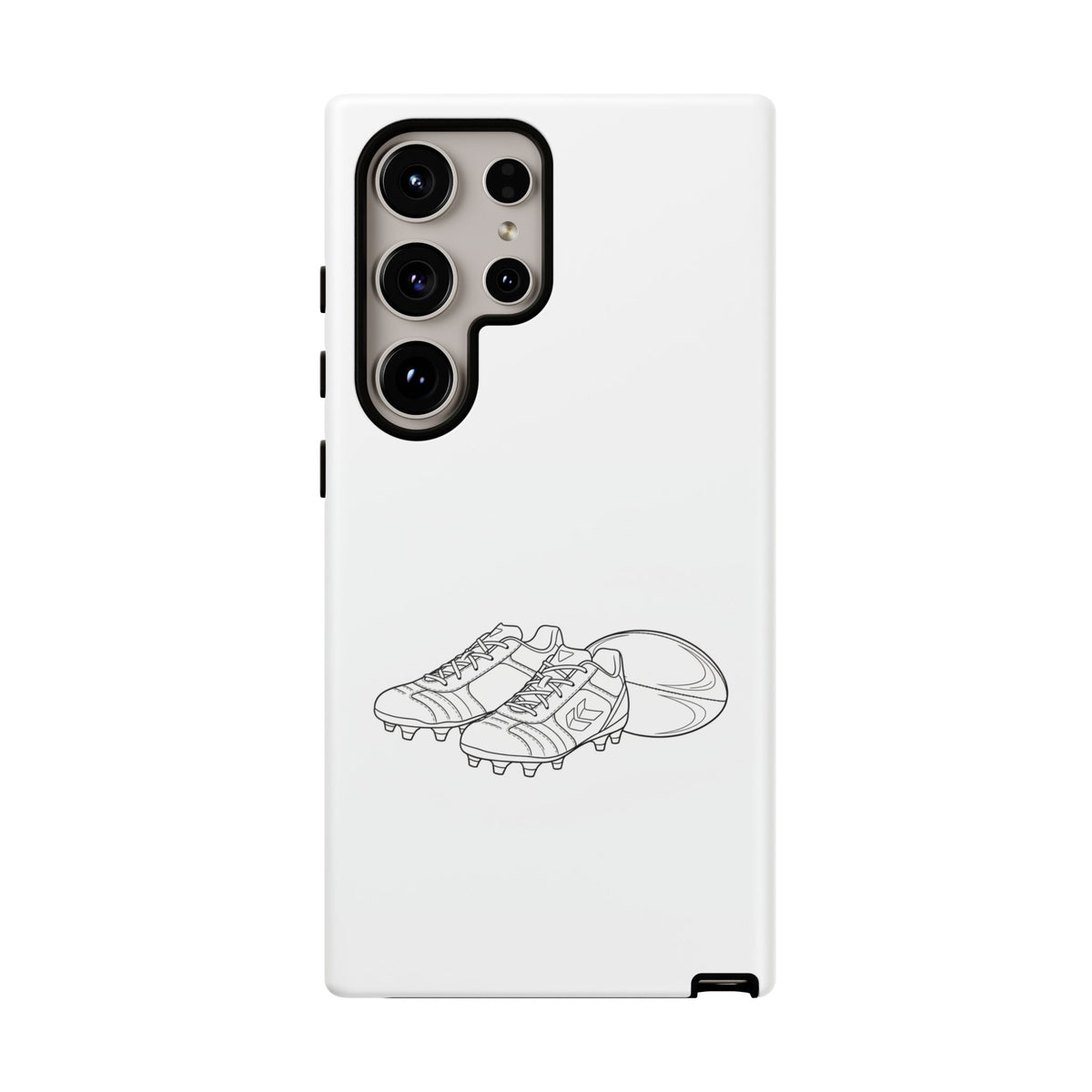 Phone Case, Rugby Ball & Boots Sketch, Tough Case