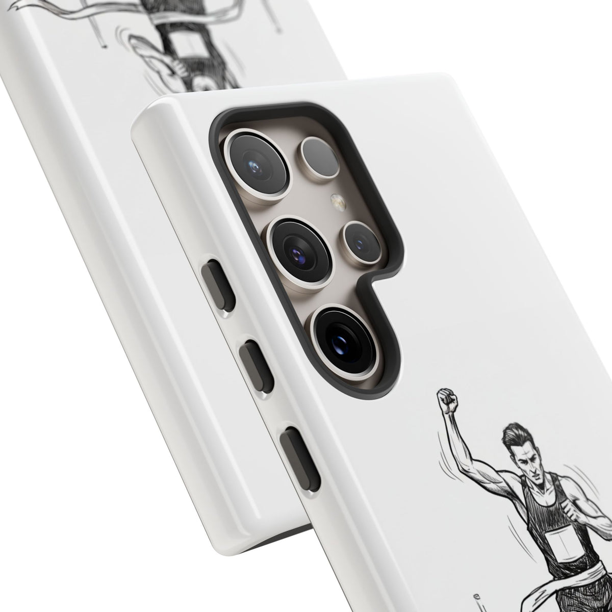 Phone Case, Running, finish line design, Tough Case