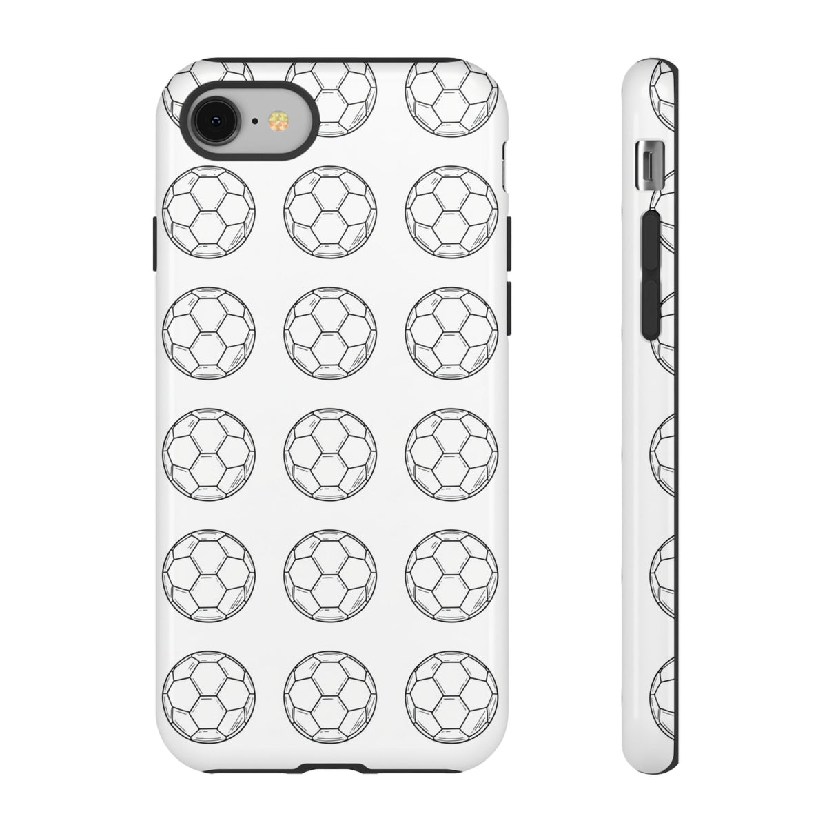 Phone Case, Football Minimalist Football Repeat Design, Tough Case