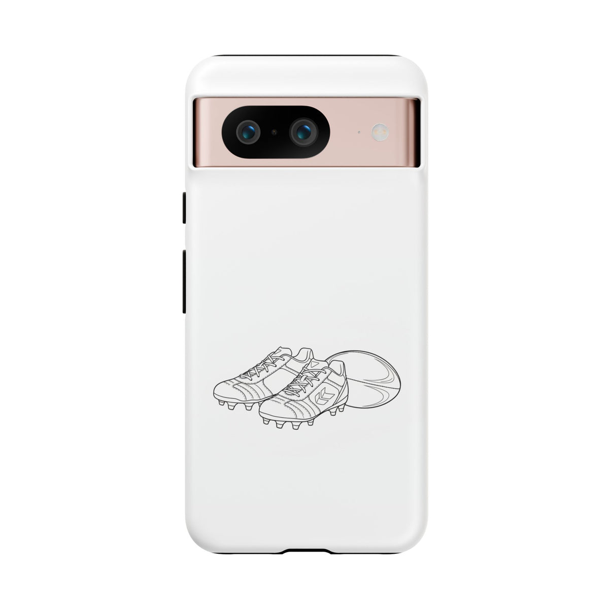 Phone Case, Rugby Ball & Boots Sketch, Tough Case