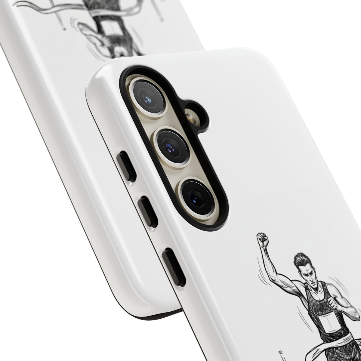 Phone Case, Running, finish line design, Tough Case
