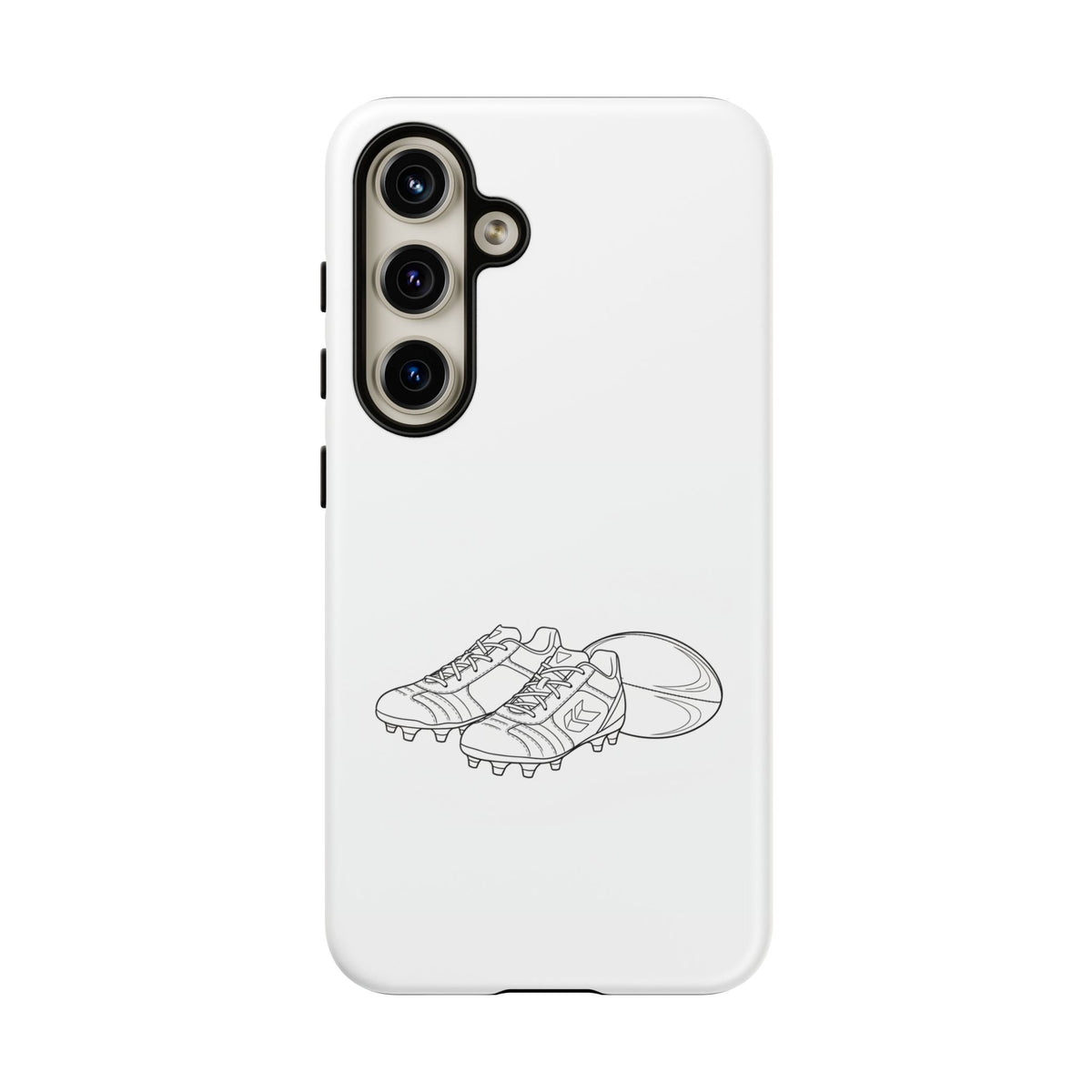 Phone Case, Rugby Ball & Boots Sketch, Tough Case