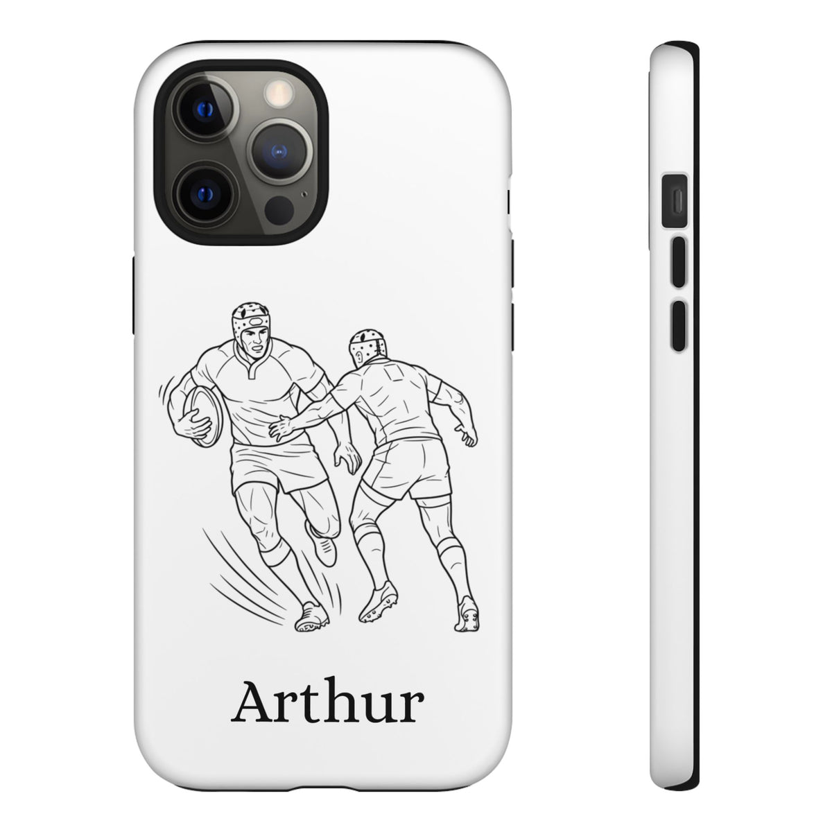 Personalised Phone Case, Rugby sidestep, Tough Case,  Custom Name