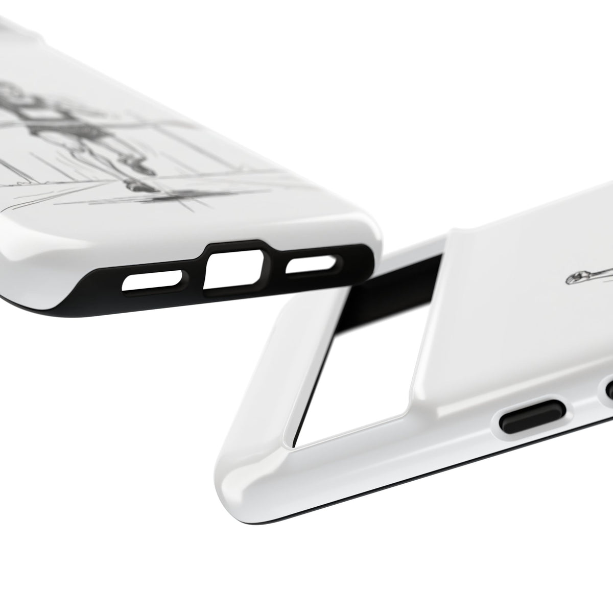 Phone Case, Running, finish line design, Tough Case