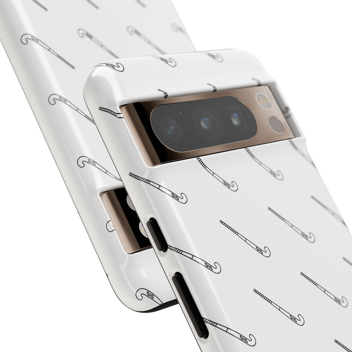 Phone Case, Hockey Stick Pattern, Tough Cases