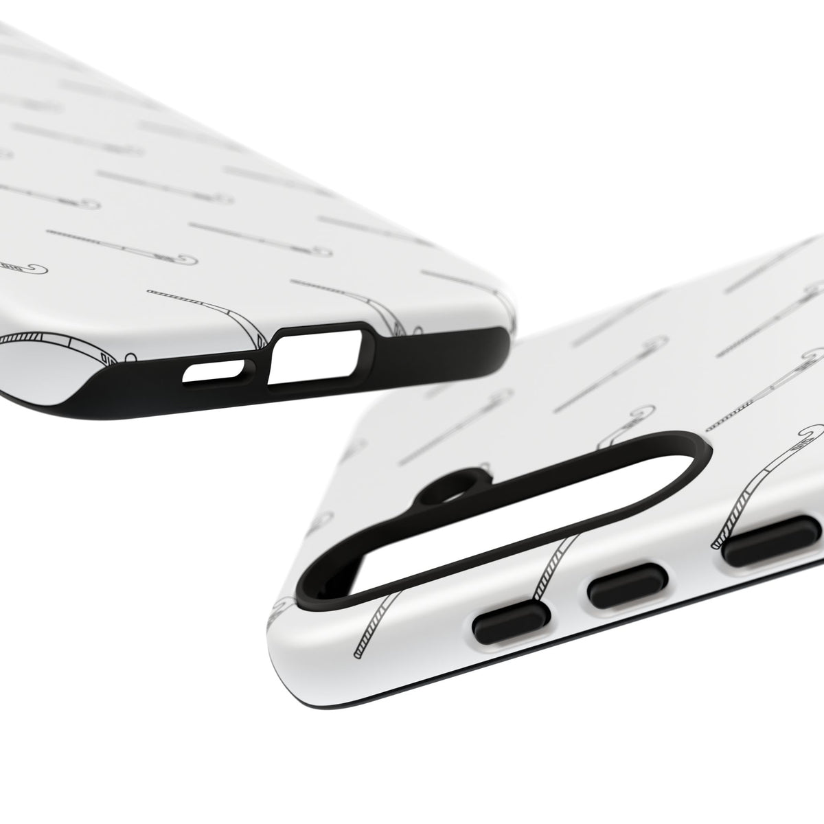 Phone Case, Hockey Stick Pattern, Tough Cases